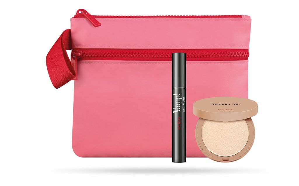 Kit Vamp! Máscara de pestañas All In One + Iluminador Wonder Me