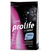 Prolife Exigent Salmone Trota Storione E Patate Cibo Secco Per Gatti Adulti Sacco 7kg