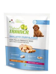 Natural Trainer Croquetas De Pollo Fresco Para Cachorros Tamaño Pequeño Bolsa 800g-2