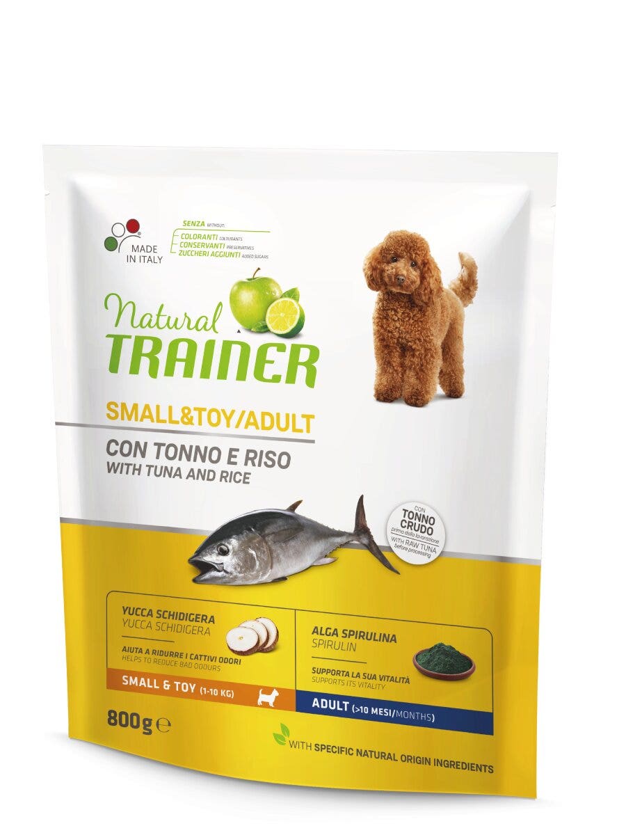 Entrenador Natural Croquetas Atún / Arroz Para Perros Pequeños Bolsa 800g-3