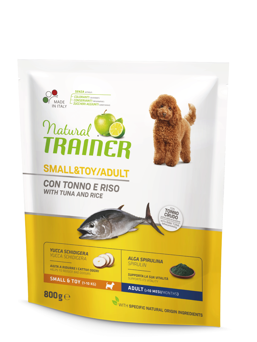 Entrenador Natural Croquetas Atún / Arroz Para Perros Pequeños Bolsa 800g-2