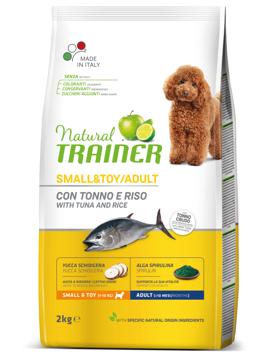 Entrenador Natural Croquetas De Atún/Arroz Para Perros Adultos Tamaño Pequeño Bolsa 2kg-2