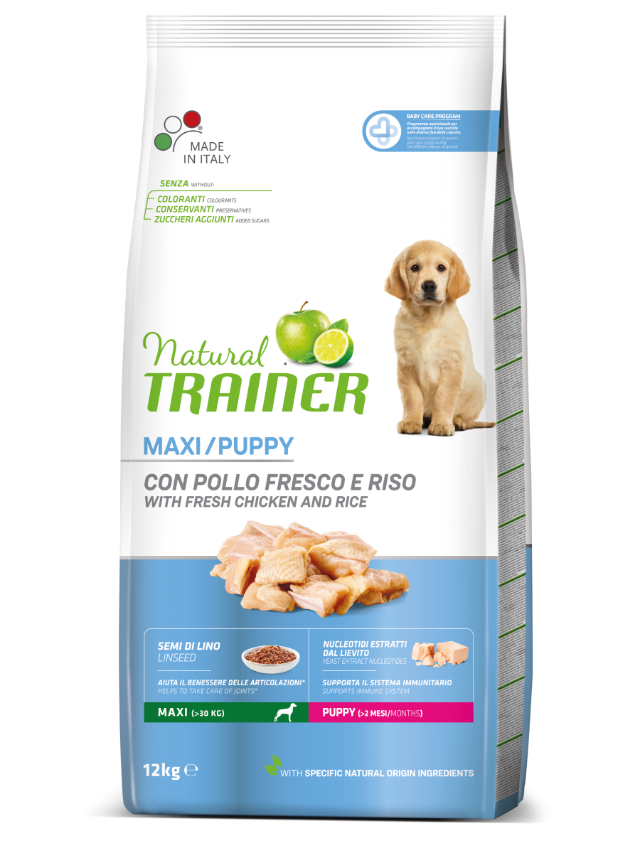 Entrenador Natural Croquetas De Pollo Fresco Para Cachorros Bolsa De Gran Tamaño 12kg-2