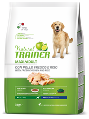 Entrenador Natural Croquetas De Pollo / Arroz / Algas Spirulina Para Perros Adultos Bolsa De Gran Tamaño 3kg-2