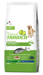 Natural Trainer Croquetas de Atún/Arroz para Perros Adultos de Gran Tamaño Bolsa 12 Kg-0