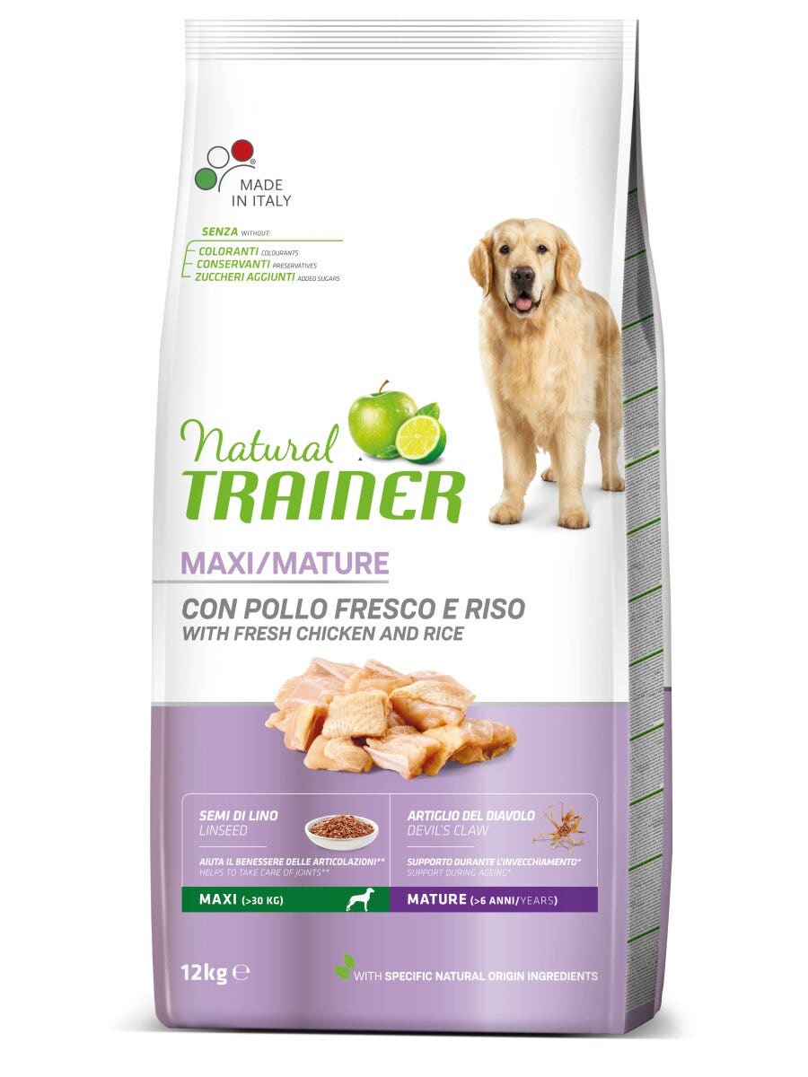 Croquetas De Pollo Entrenador Natural Para Perros Adultos Tamaño Grande Bolsa 12kg-3