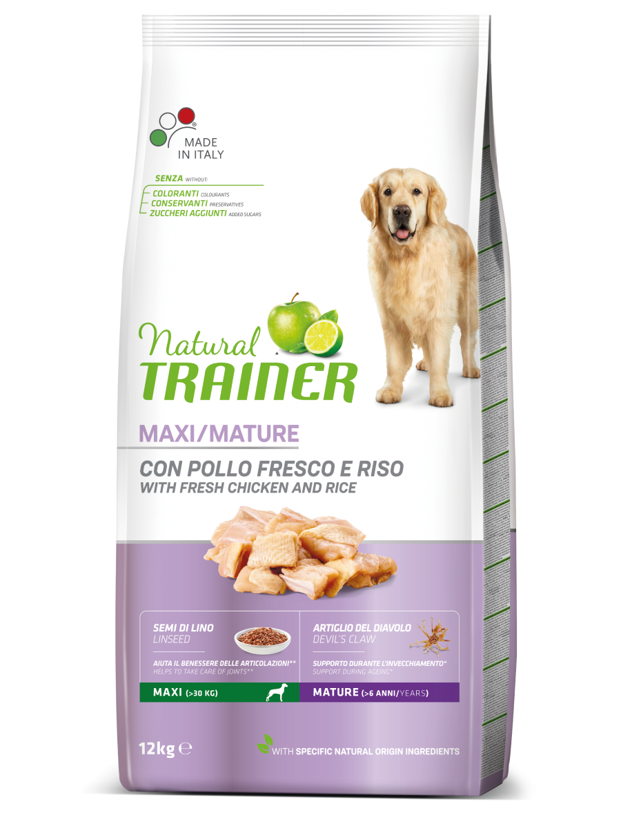 Croquetas De Pollo Entrenador Natural Para Perros Adultos Tamaño Grande Bolsa 12kg-2