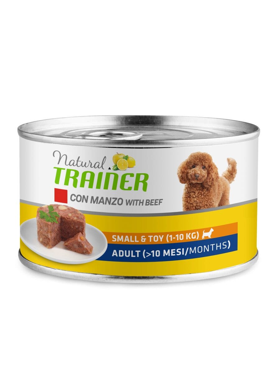 La carne/el arroz naturales de la comida húmeda del amaestrador para los perros adultos pueden tamaño pequeño 150g-3