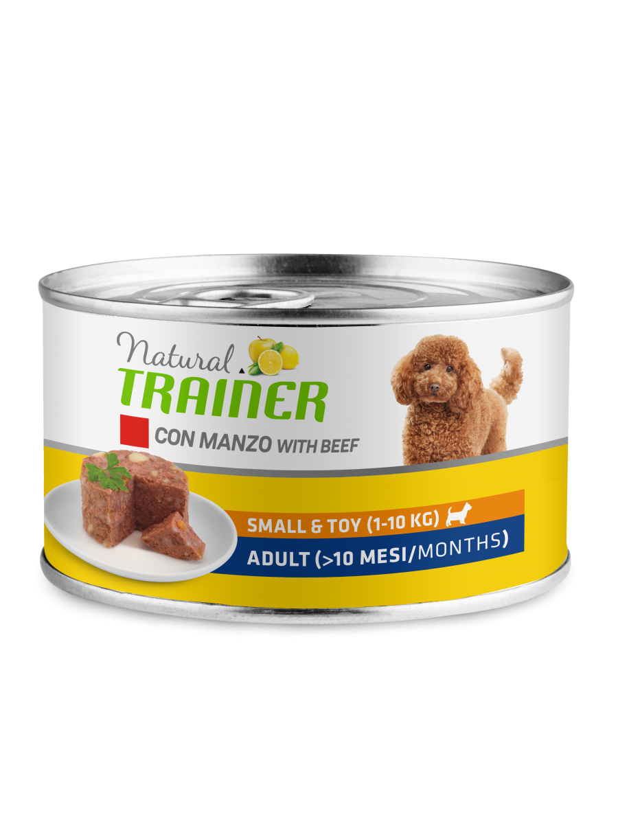 La carne/el arroz naturales de la comida húmeda del amaestrador para los perros adultos pueden tamaño pequeño 150g-2