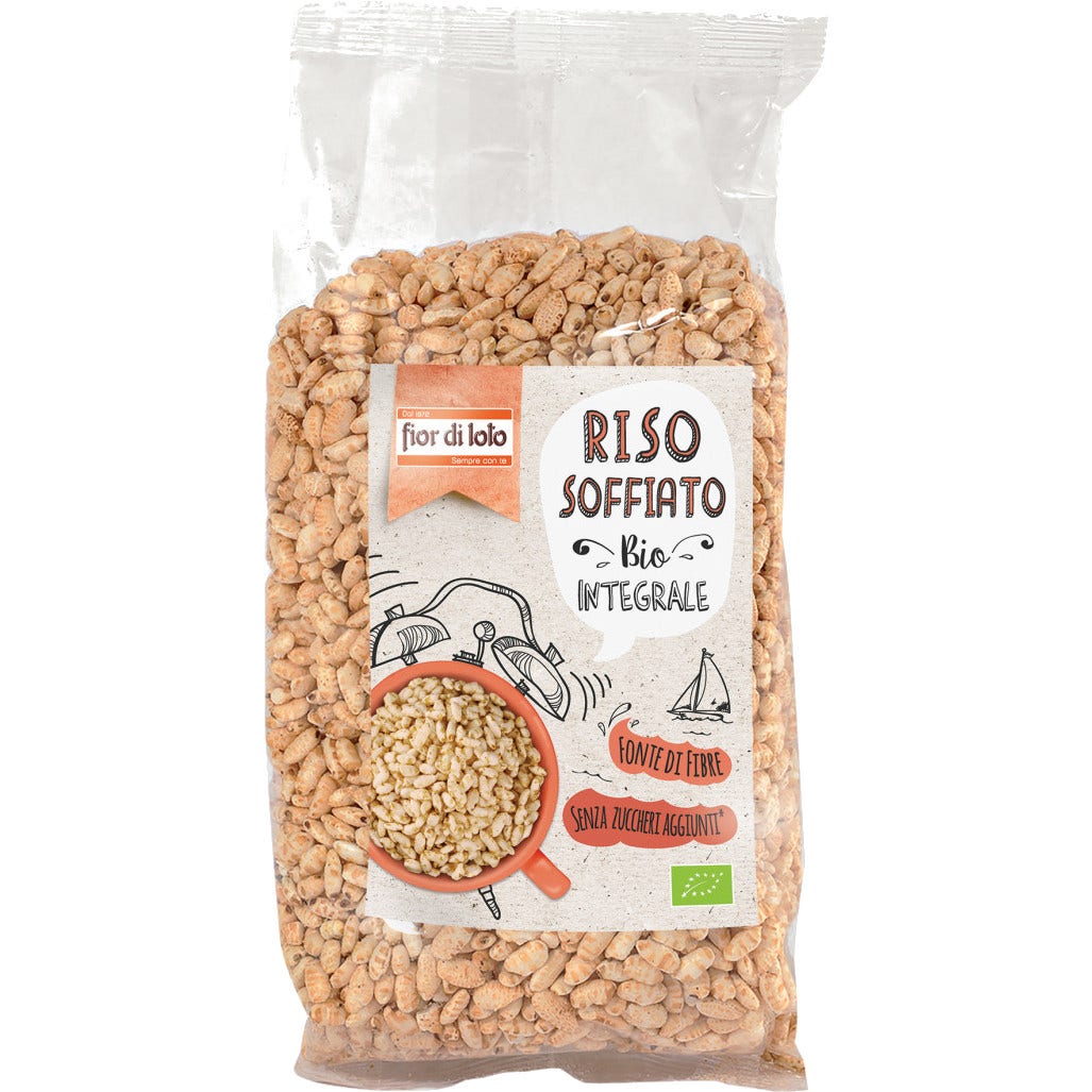 Flores de Loto Arroz Integral Inflado Ecológico 125g-2