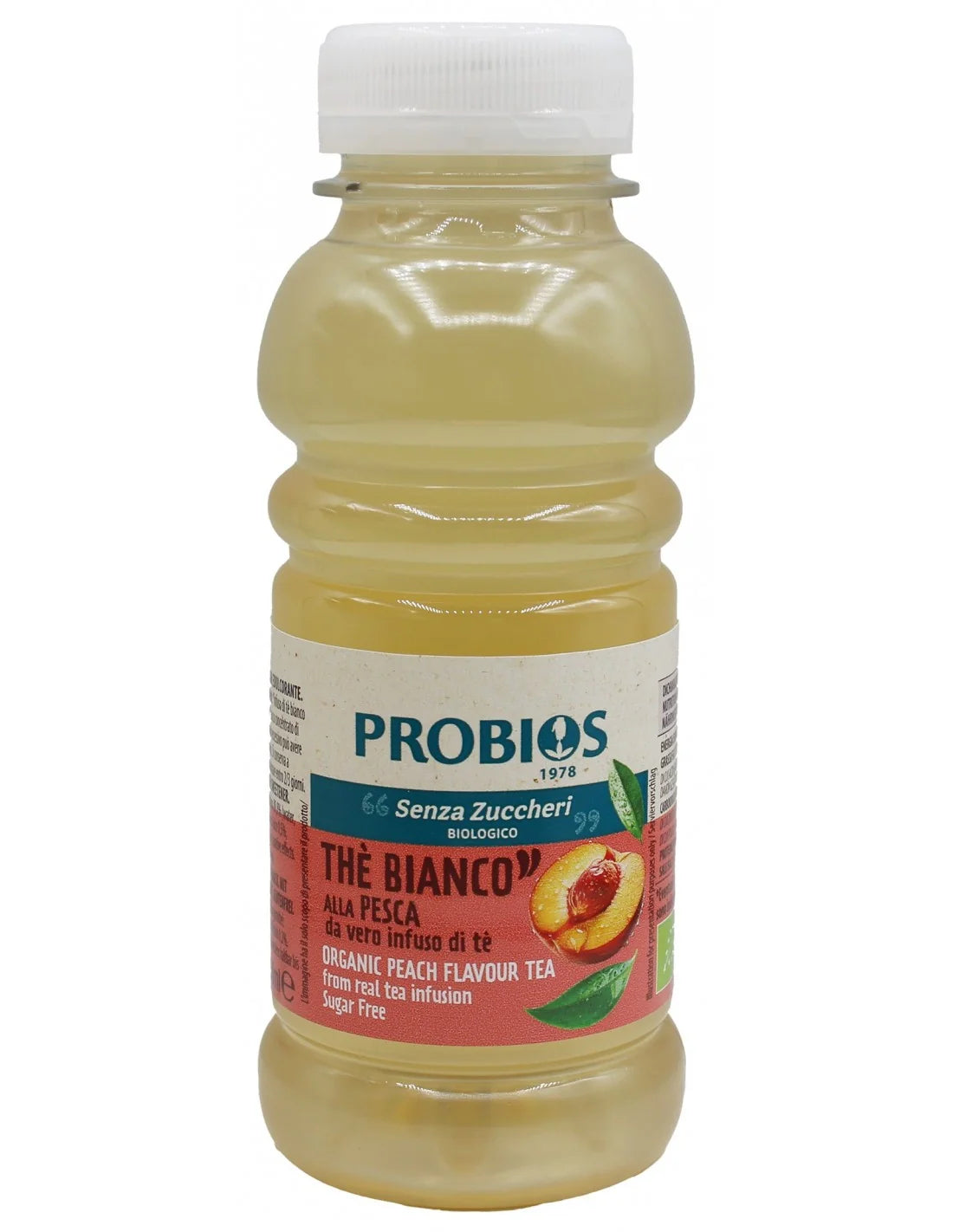 TÉ BLANCO DE MELOCOTÓN SIN AZÚCAR 250 ml
