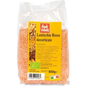 Baule Volante Lentejas Rojas Peladas Bio 500g-1