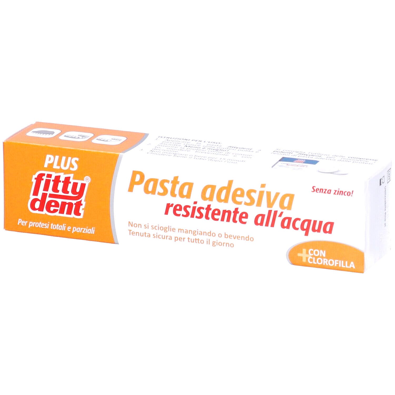 Fittydent Plus Pasta Adhesiva Para Prótesis Con Clorofila-2