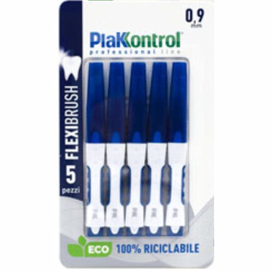 Plakkontrol Flexi Brush Cepillos Interdentales Flexibles 0,9mm 5 Piezas-5