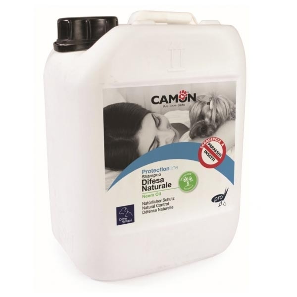 Camon Protección Champú Pesticida Neem Oil Perro 5000ml-2