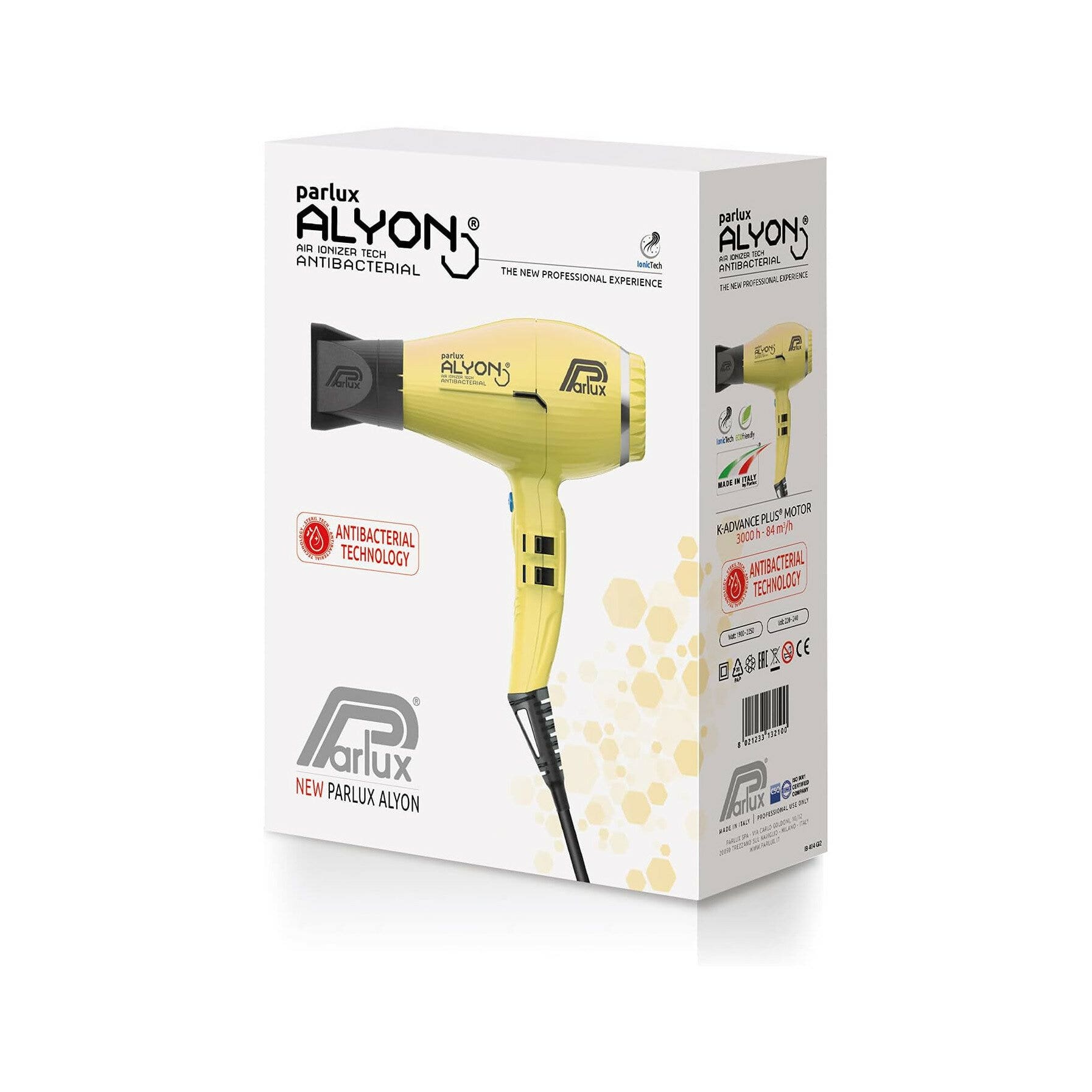 Parlux Asciugacapelli Professionale Alyon Giallo