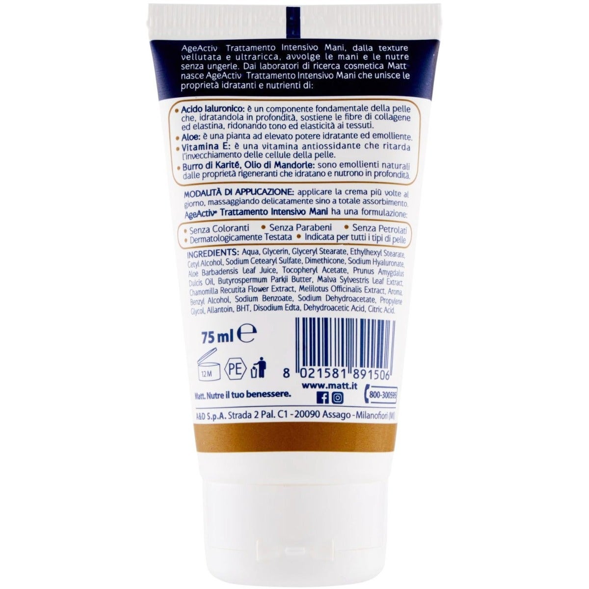 Matt Age Activ Tratamiento Intensivo de Manos 75ml-2