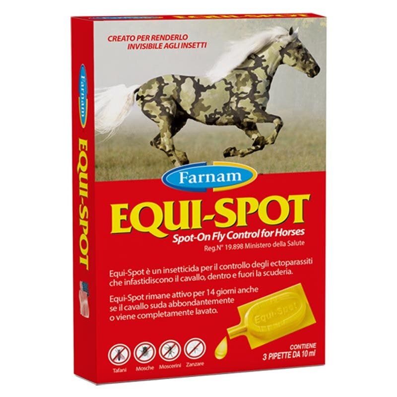 Equi-Spot Pesticida Cavalli 3 Pipetas 10ml-1