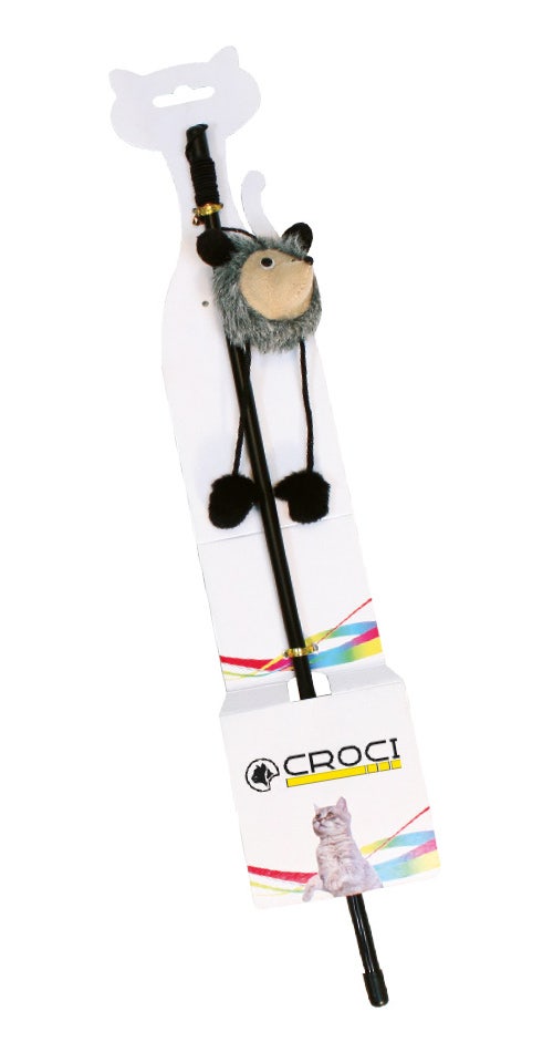 Croci Bacchetta Con Orsetto Gioco Per Gatti 1 Pezzo Colore Assortito