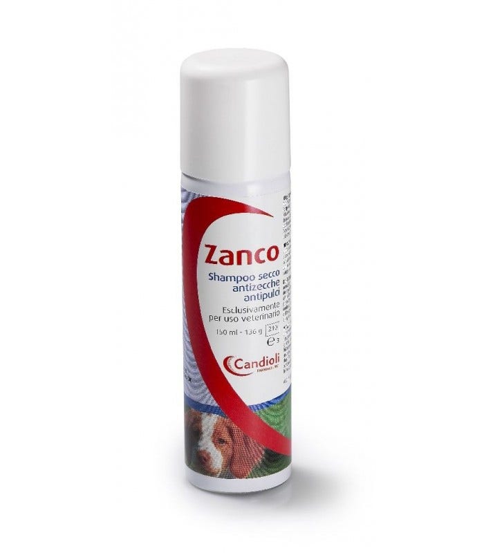 Zanco Shampoo Secco Antiparassitario Cani 150ml-1
