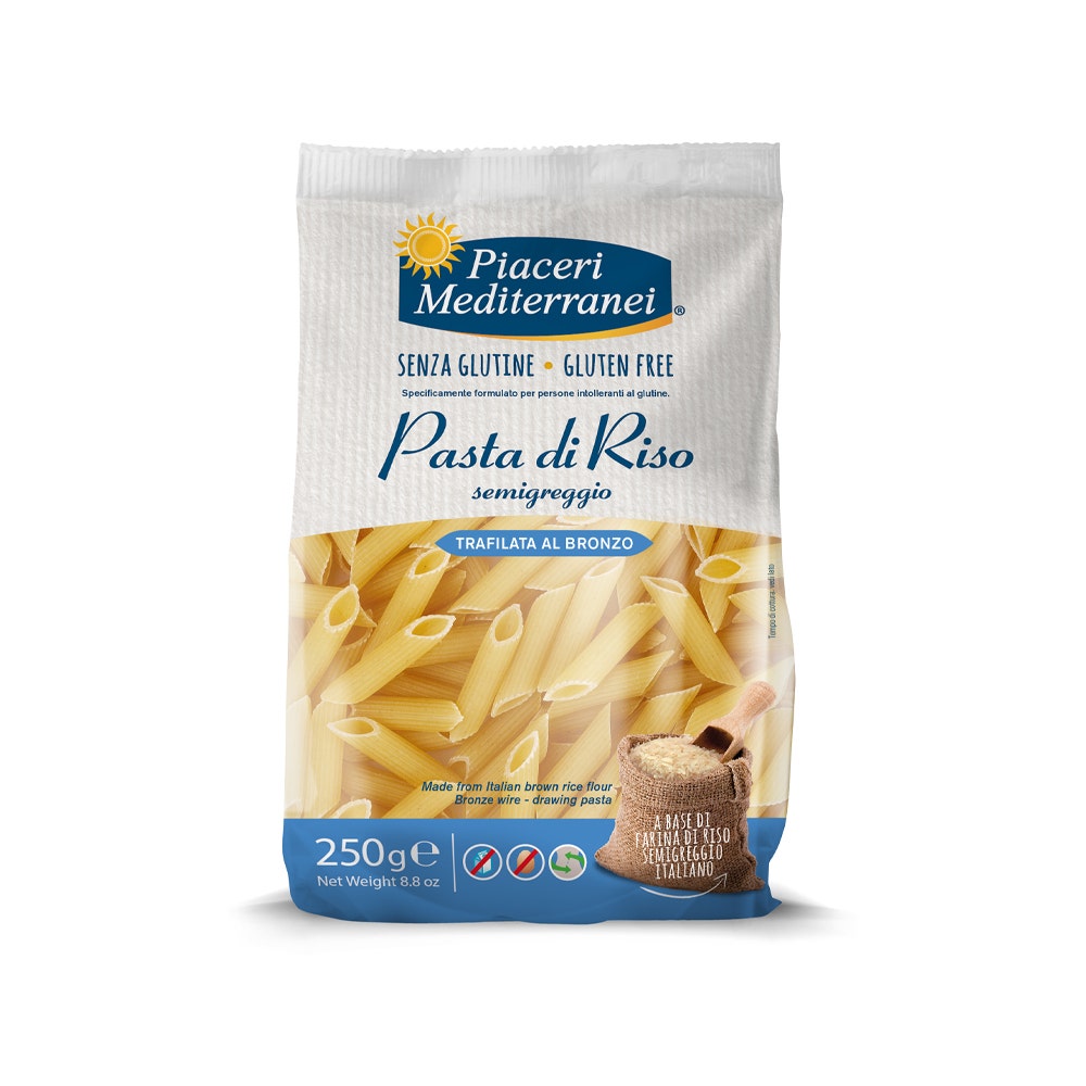 Piaceri Mediterranei Pasta De Arroz Penne Rigate 250g-4