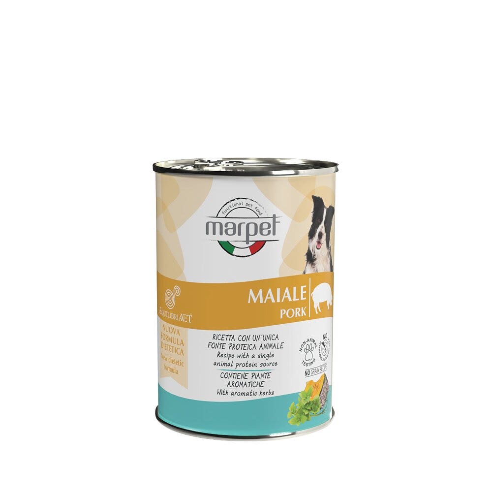 Marpet Aequilibriavet Comida húmeda de cerdo para perros adultos 400 g