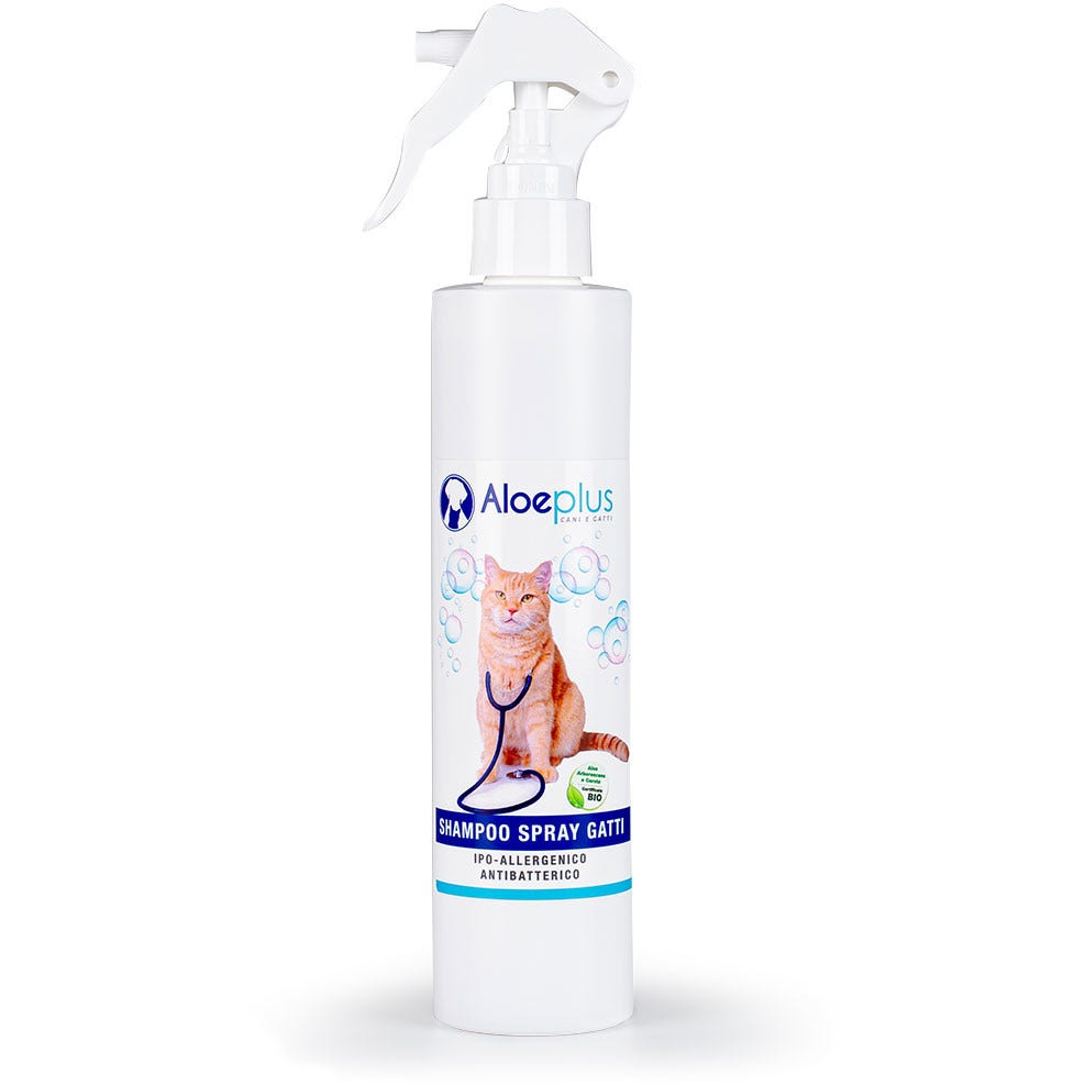Aloeplus Champú Spray Gatos 250ml-1