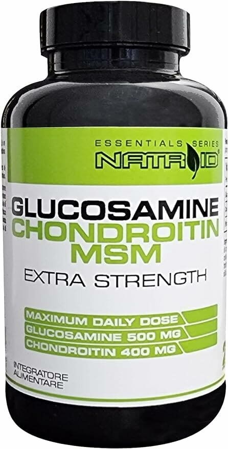 Natroid Glucosamine Chondroitine MSM Extra Strength 180 Compresse
