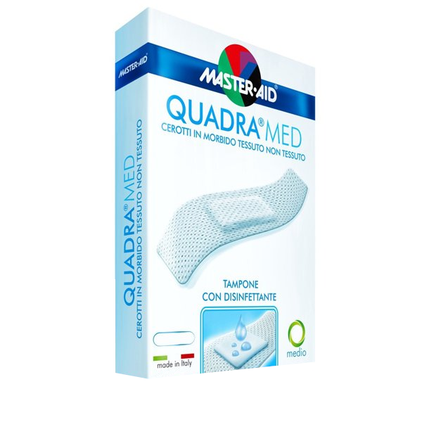 Master Aid Medium Quadramed Patch 20 Piezas-3