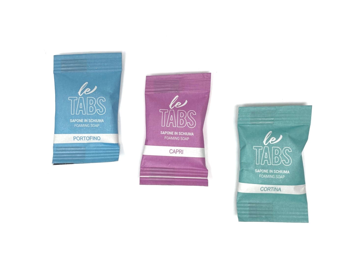 Napkin Letabs Sapone Compresso 3 Tabs Profumi Misti