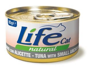 Life Pet Care Comida húmeda de atún y anchoas para gatos adultos 85 g