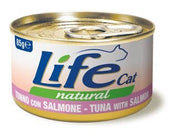 Life Pet Care Comida húmeda de atún y salmón para gatos adultos 85 g