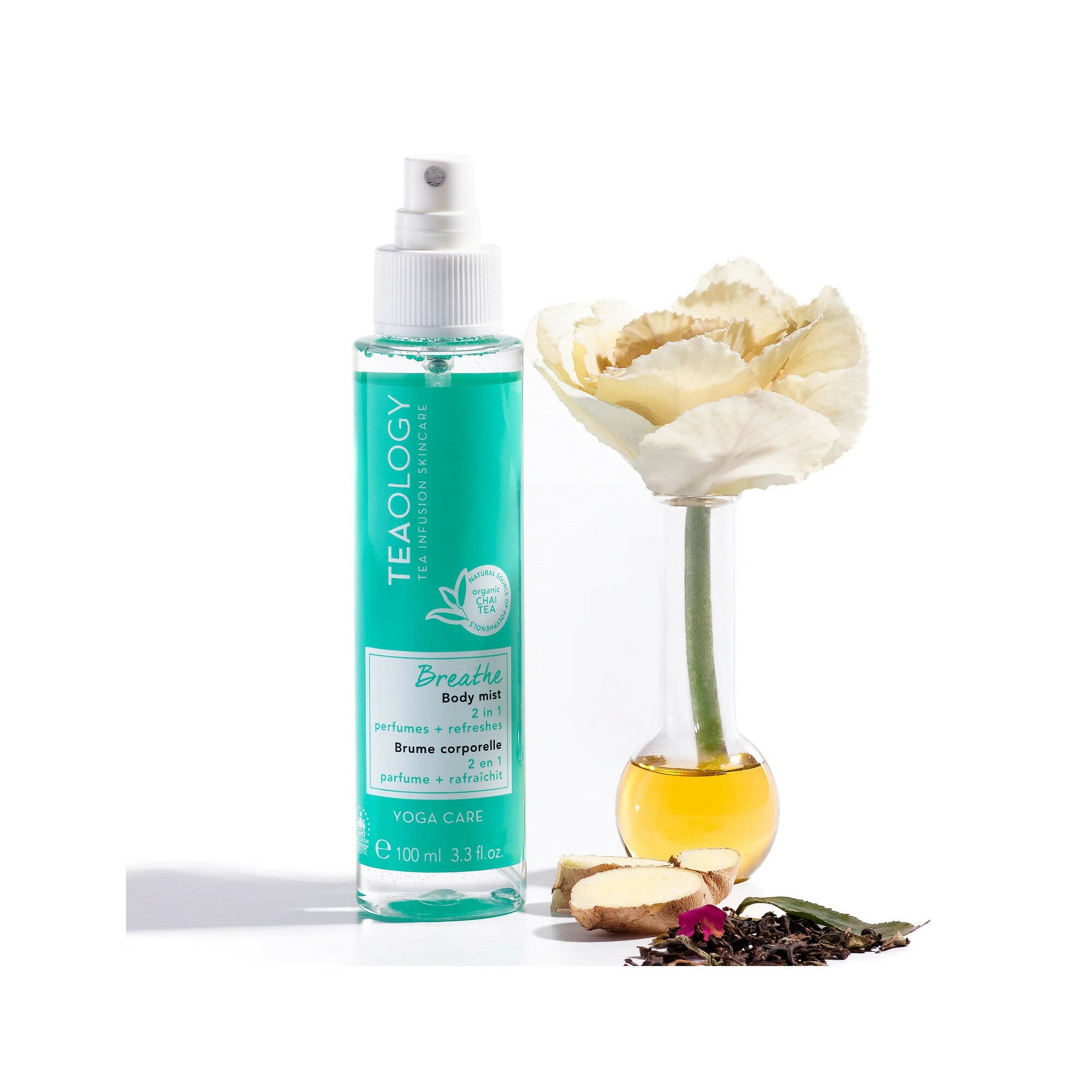 Teaology Breathe Acqua Per Il Corpo Rinfrescante E Profumata 2In1 100ml