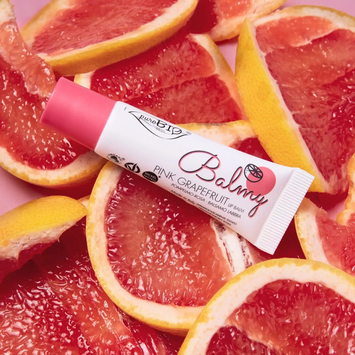 Purobio Bálsamo Labial Balmy 02 Pomelo 10ml-3