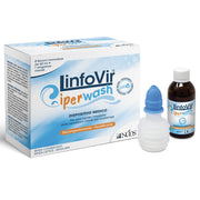Linfovir Iperwash Solución Salina Hipertónica Tamponada 8 Frascos de 60ml + 1 Dosificador Nasal-1