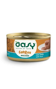 Oasy Mousse Wet Cat Con Trucha Para Gatos Adultos Lata 85g-1