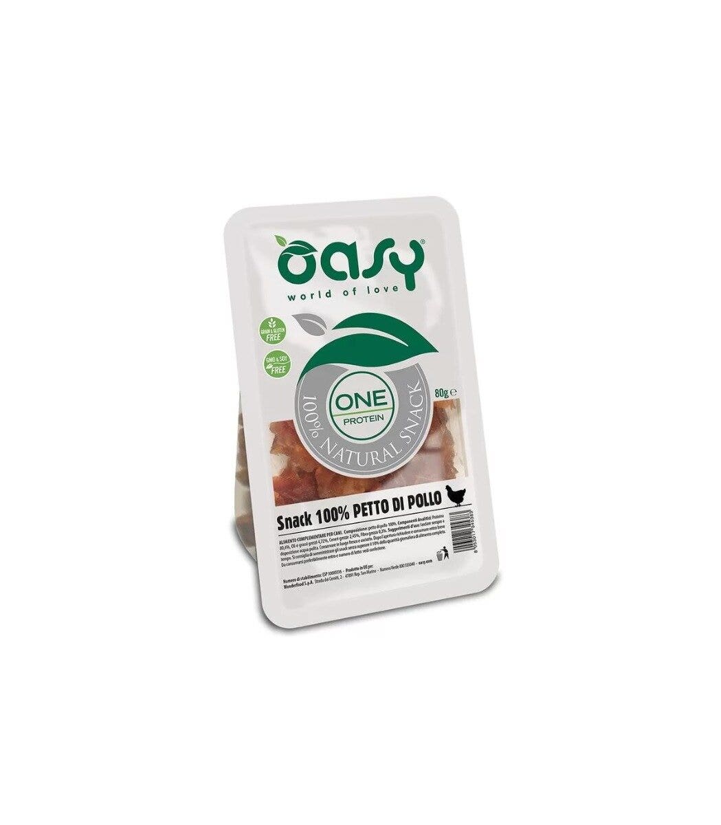 Oasy Snack para Perros Oneprotein Pollo 80g-2
