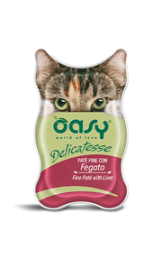 Oasy Wet Cat Delicatessse Paté Con Hígado Para Gatos 85g-1