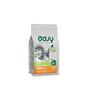 Oasy Adult One Protein Croquetas de cerdo para perros de tamaño pequeño, saco de 2,5 kg