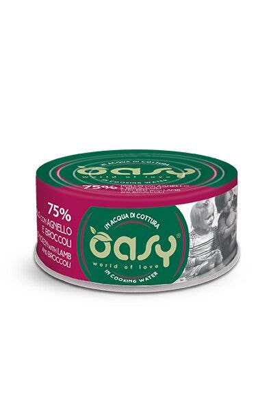 Oasy Wet Cat More Love Pollo Con Agnello E Broccoli 70g