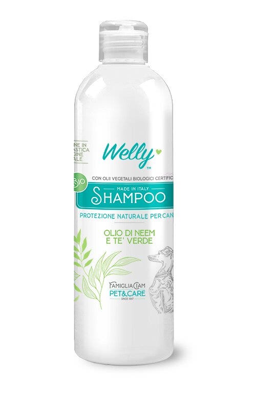 Welly Shampoo Olio Di Neem & Tè Verde Per Cani 250ml