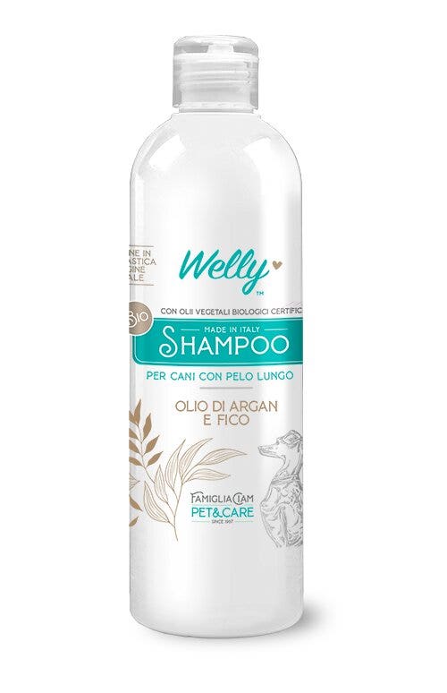Welly Shampoo Olio Di Argan & Fico Per Cani Con Pelo Lungo 250ml