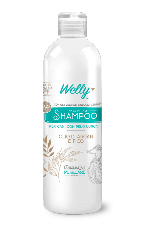 Welly Shampoo Olio Di Argan & Fico Per Cani Con Pelo Lungo 250ml