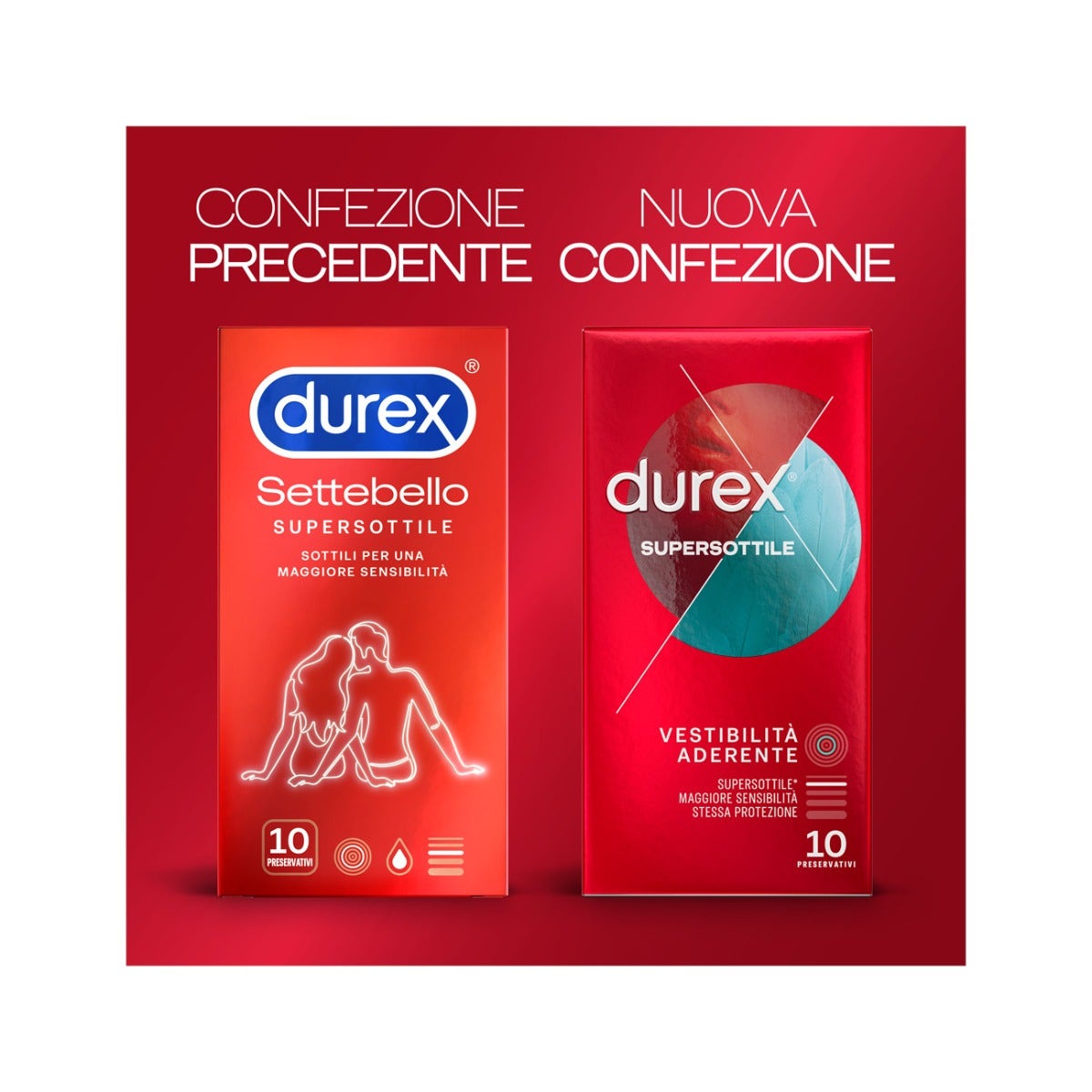 Durex Supersottile Ajuste ceñido 6 preservativos