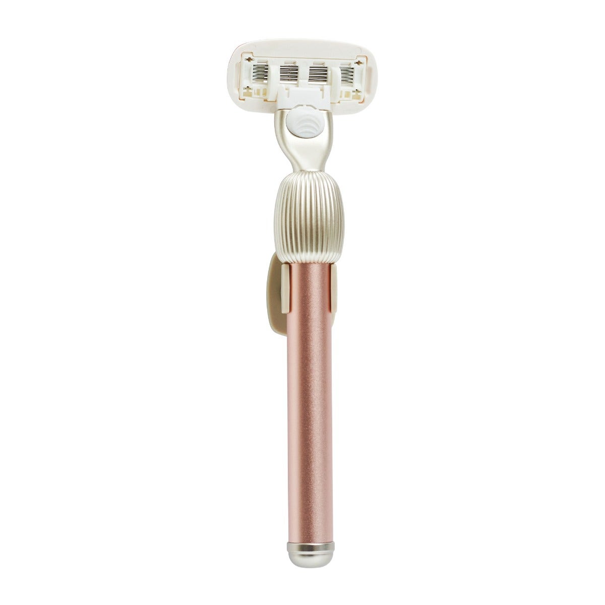 Fler The Razor Starter Set Rasoio + Supporto + 2 Testine Colore Blush