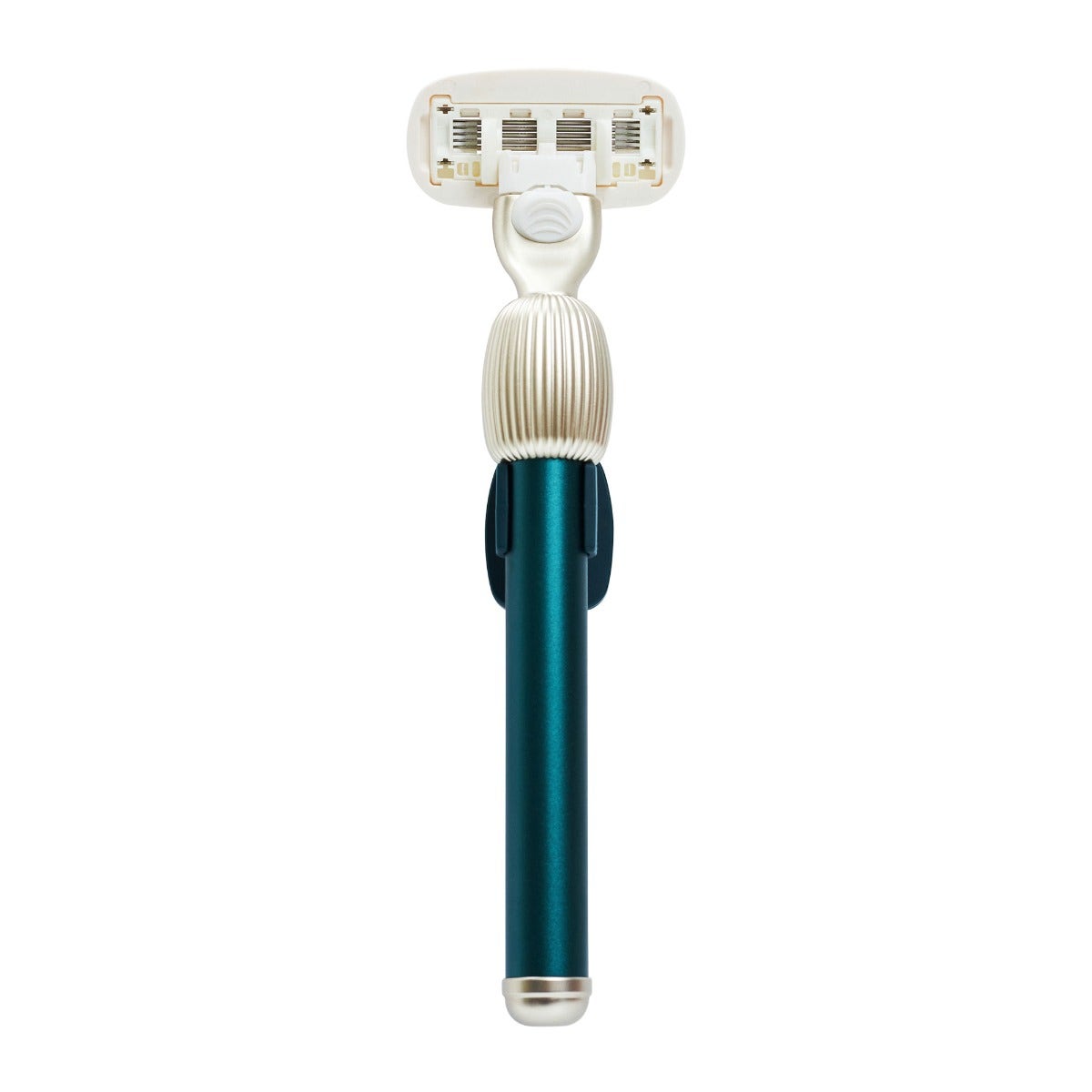 Fler The Razor Starter Set Rasoio + Supporto + 2 Testine Colore Pine