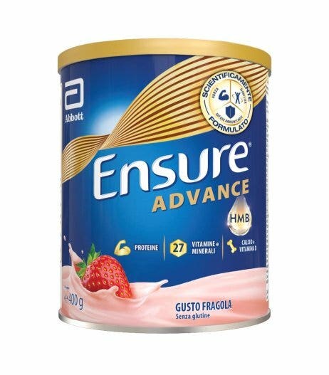 Asegurar Advance Suplemento Alimenticio Proteico Fresa 400g-1