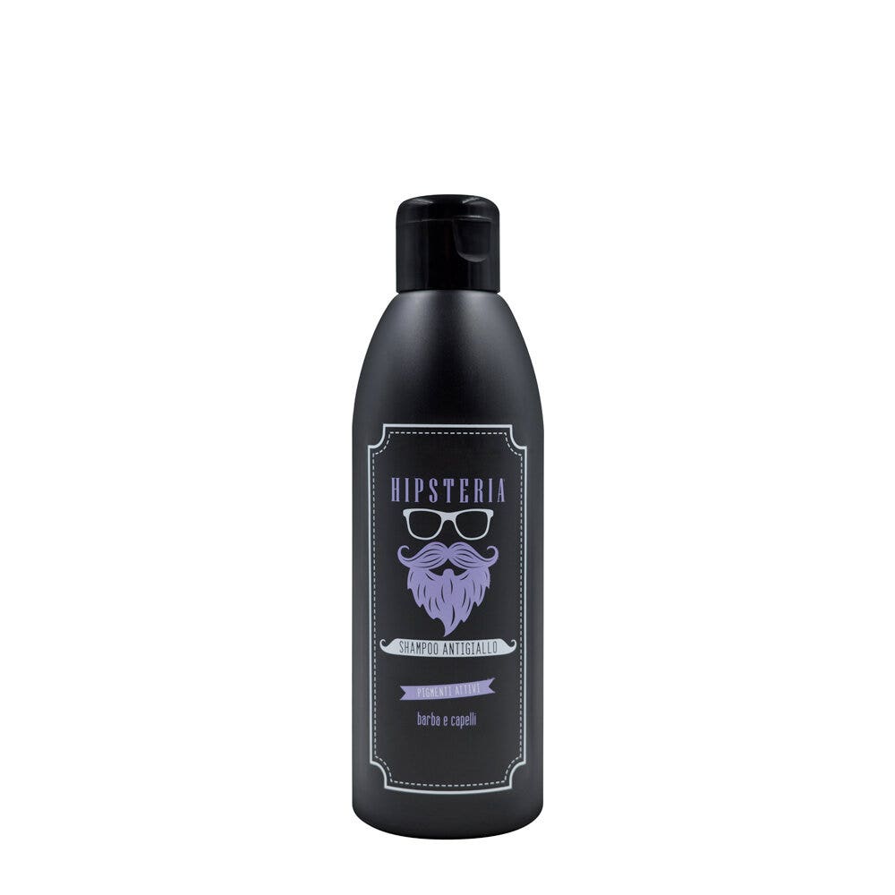 Hipsteria Champú Antiamarilleamiento para Barba y Cabello 200 ml