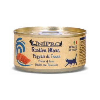 Unipro Rustico Mare Cibo Umido Tonno Per Gatti Adulti Barattolo 85g