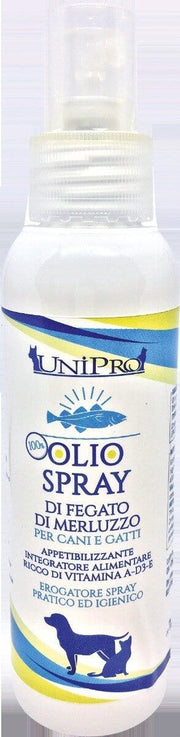Unipro 100 % Aceite de bacalao para perros/gatos 125 ml
